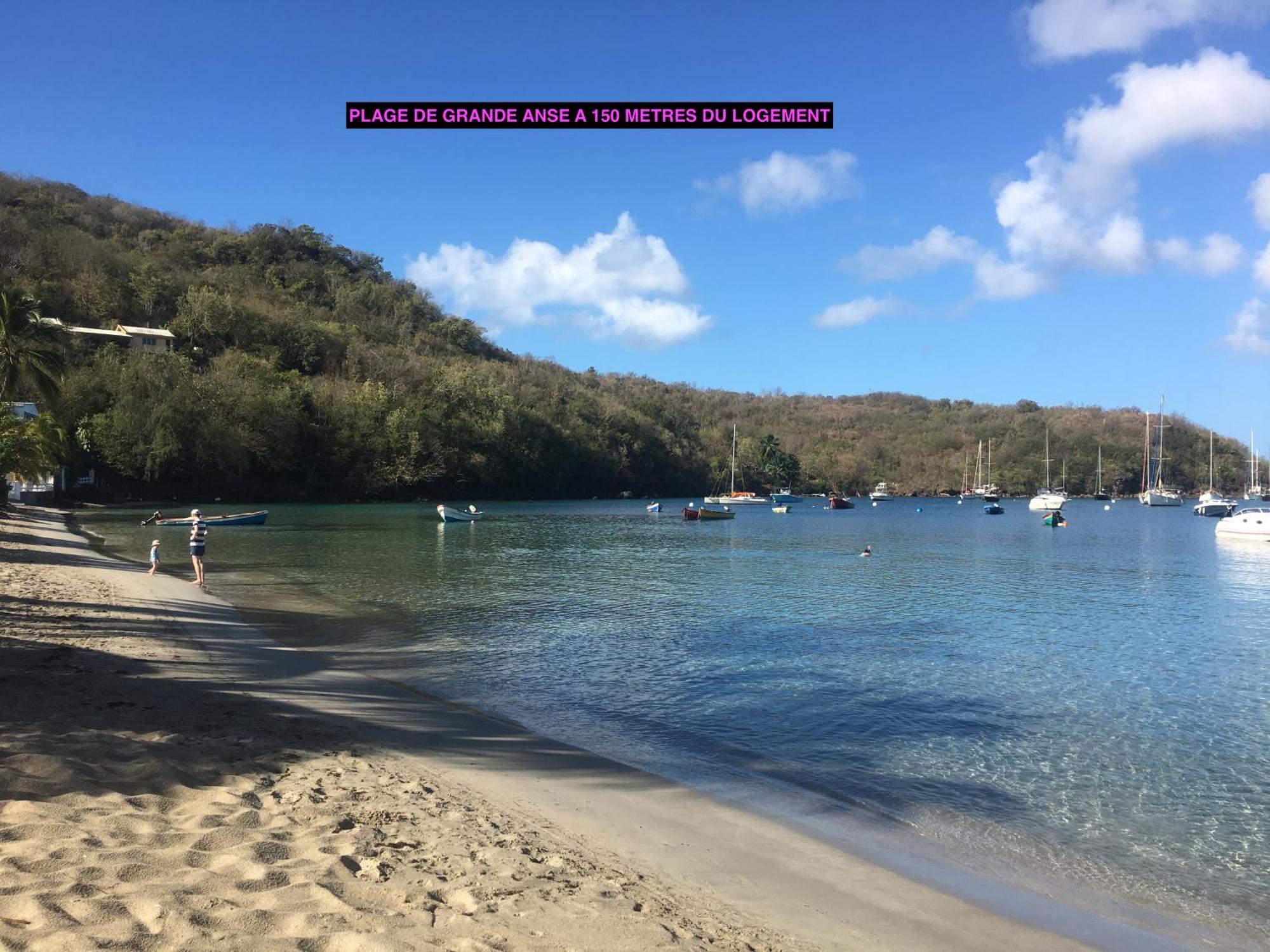Bungalow "Doussin' Kreyol", Au Calme A 150M De La Plage Grande Anse Экстерьер фото